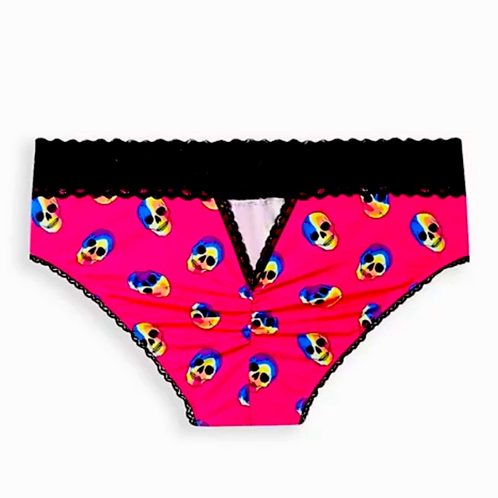 Torrid Hipster Panty! Skull Print! NWT! Sizes 2X & 4X - Picture 3 of 6